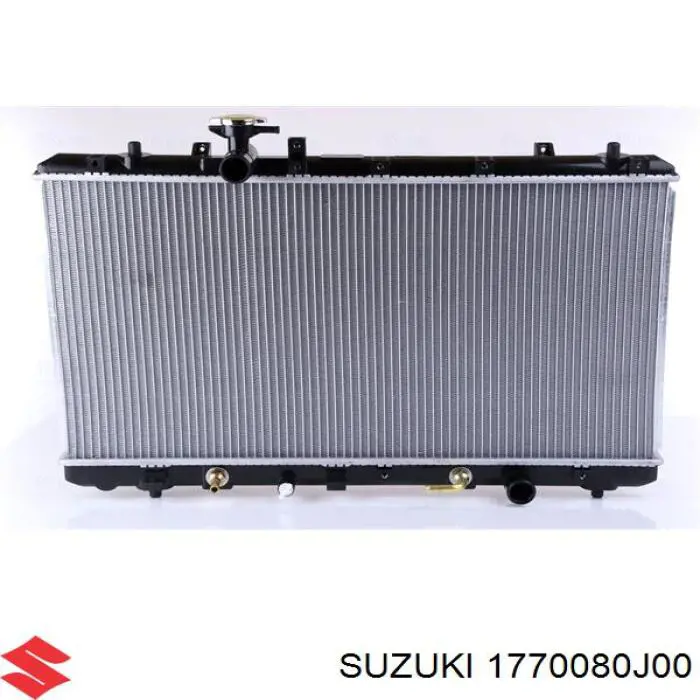 1770080J00 Suzuki radiador de esfriamento de motor