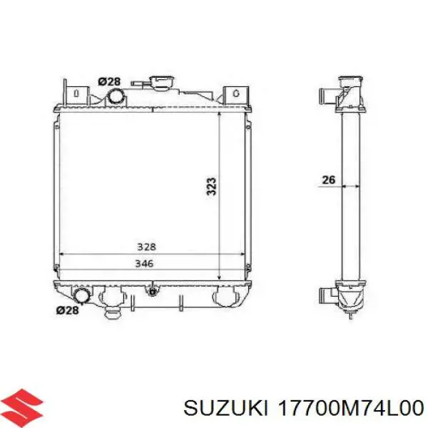 Купить 17700M74L00 Suzuki 