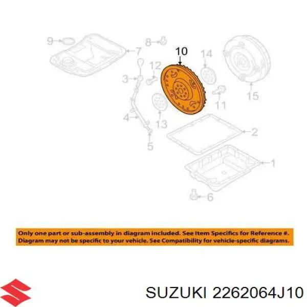 Купить 2262064J10 Suzuki 