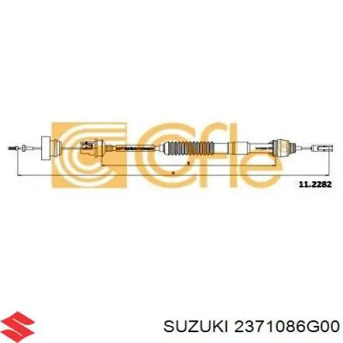Купить 2371086G00 Suzuki Трос сцепления