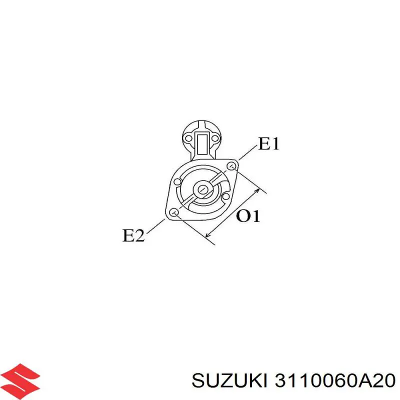 3110060A20 Suzuki Стартер автомобиля