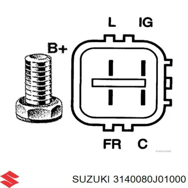 3140080J01000 Suzuki 