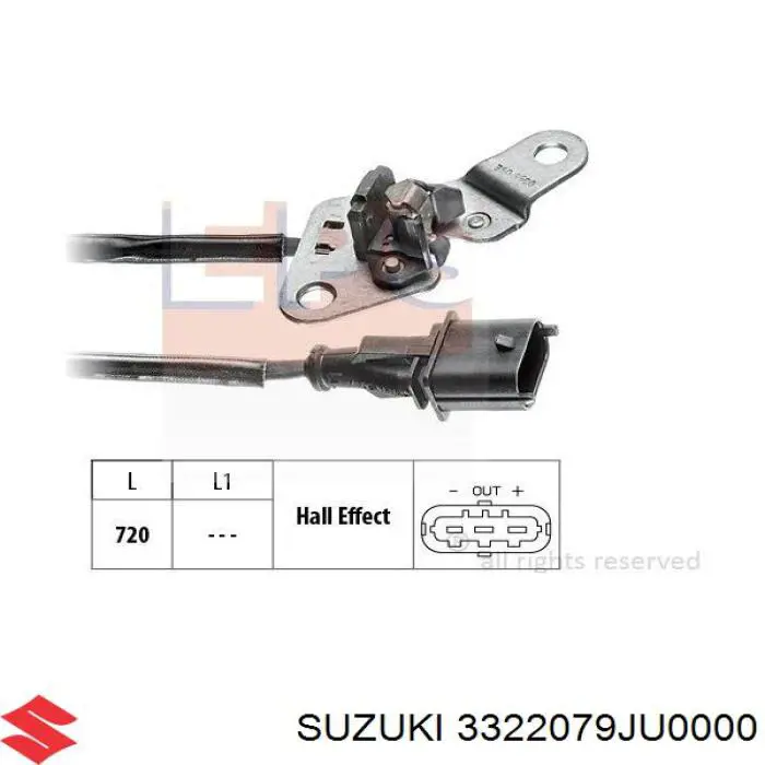 33220-79JU0-000 Suzuki датчик положения распредвала