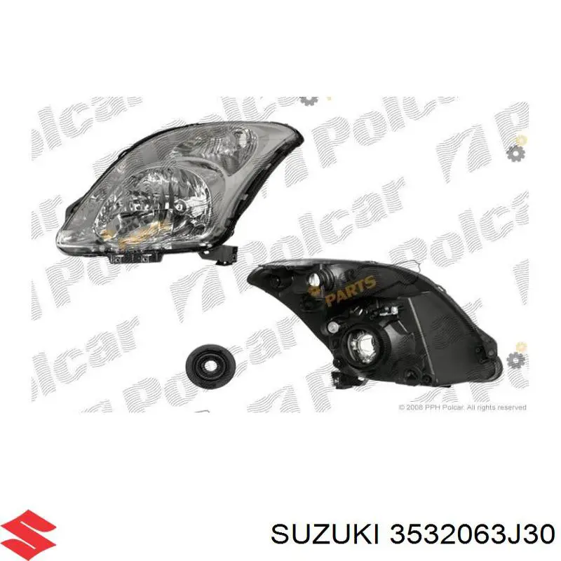 Фара левая 3532063J30 Suzuki