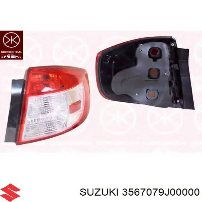 3567079J00000 Suzuki фонарь задний левый