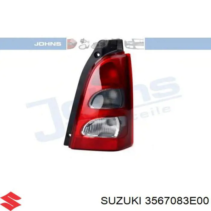 Задняя левая фара Suzuki 3567083E00 цена, от 45.37 USD