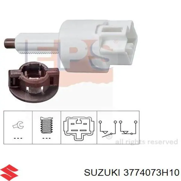 Interruptor Luz De Freno 3774073H10 Suzuki