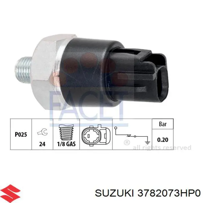  Suzuki 3782073HP0 цена, от 8.78 USD
