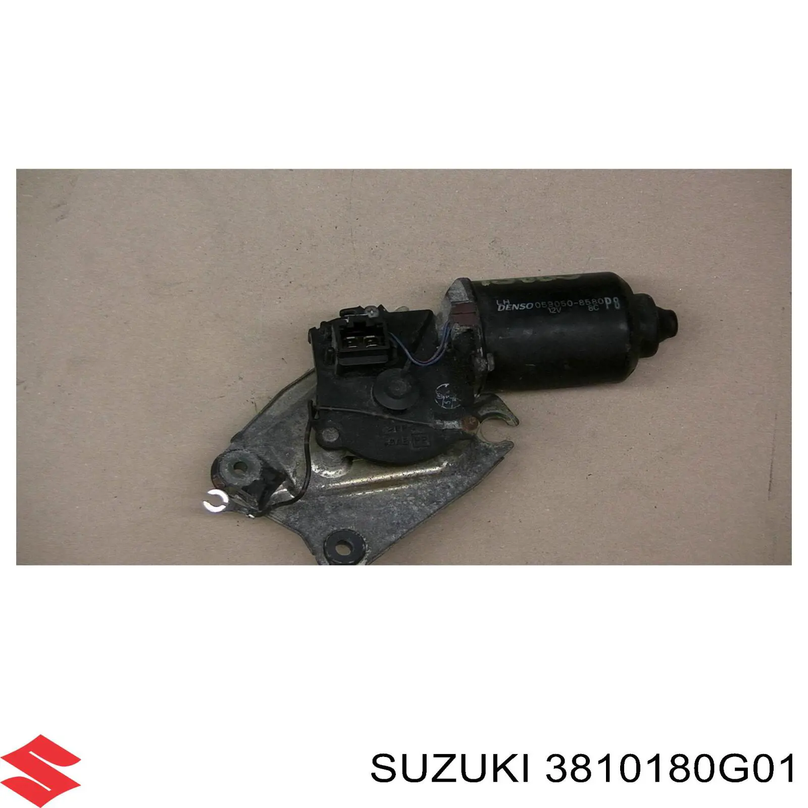 Мотор стеклоочистителя лобового стекла на Suzuki Ignis I 
