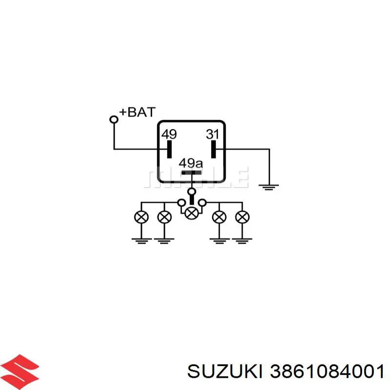  3861084001 Suzuki