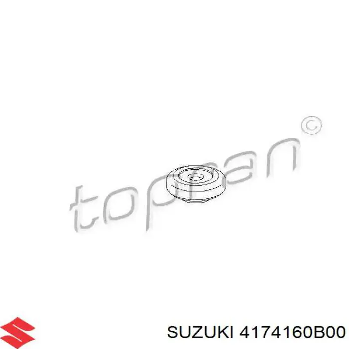 Подшипник опорный амортизатора, переднего Suzuki 4174160B00 цена, от 20.26 USD