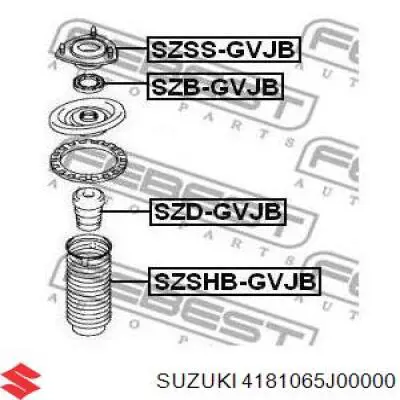 Опора амортизатора переднего 4181065J00000 Suzuki