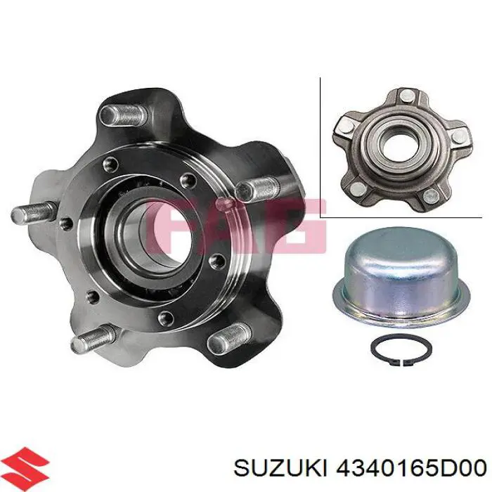 Передняя ступица 4340165D00 Suzuki