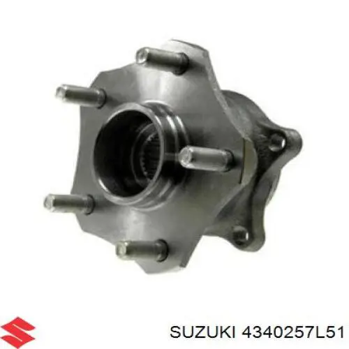 Cubo de rueda delantero 4340257L51 Suzuki