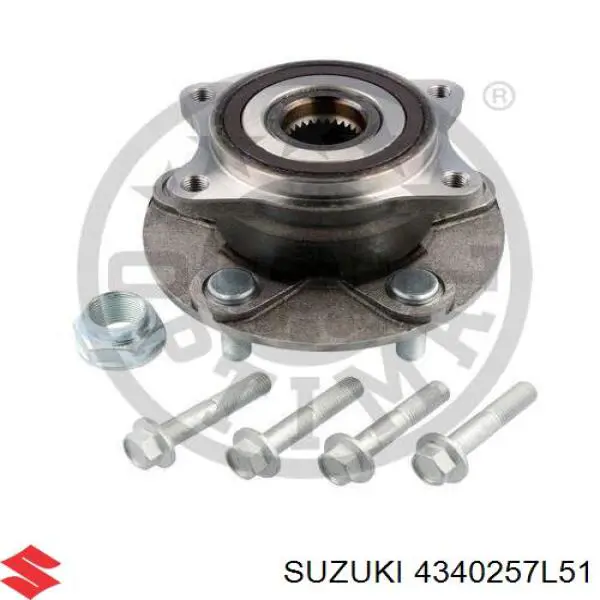 Cubo dianteiro Suzuki 4340257L51 preço, a partir de 121,90 USD
