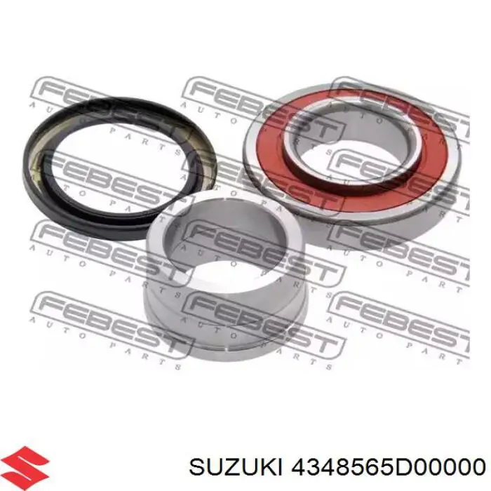 Подшипники задней ступицы Suzuki 4348565D00000 цена, от 13.97 USD