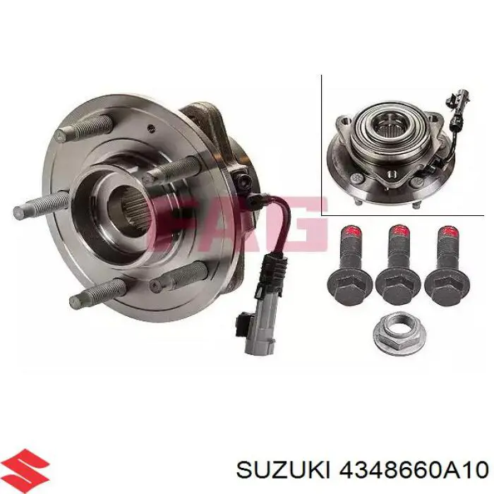 Задний подшипник Suzuki 4348660A10