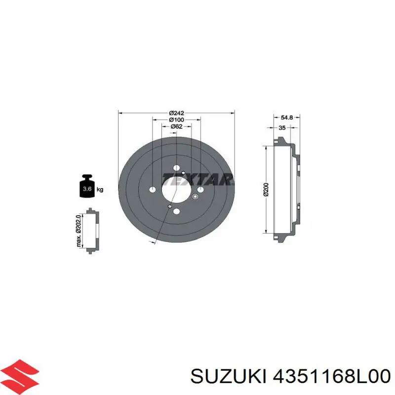  4351168L00 Suzuki