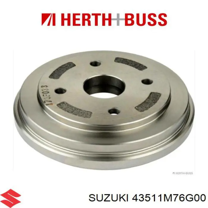 Купить 43511M76G00 Suzuki Тормозной барабан