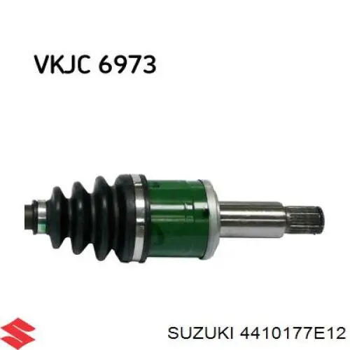 4410177E12 Suzuki Полуось передняя, правая