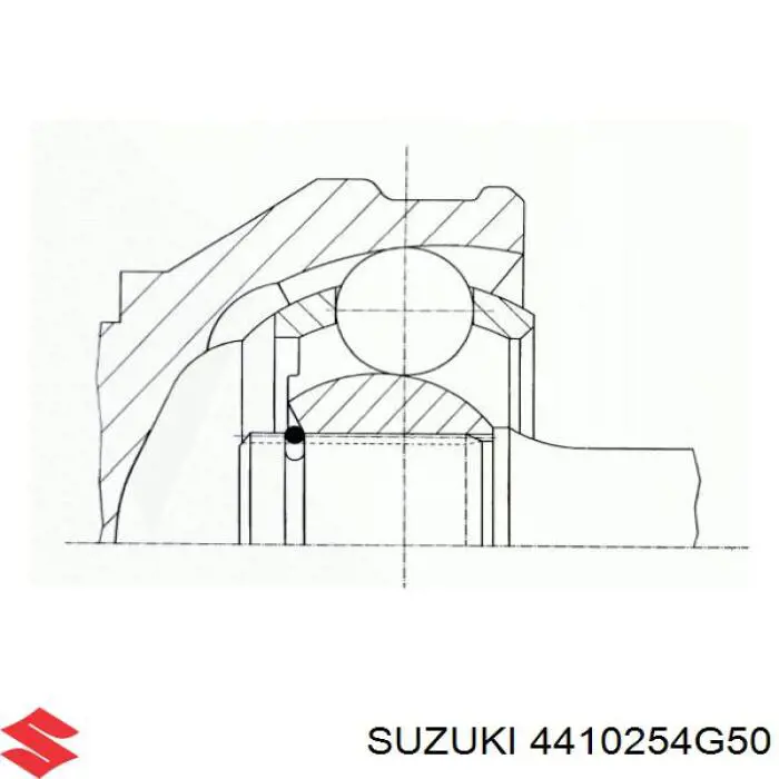 Привод передний левый Suzuki 4410254G50 цена, от 90.58 USD