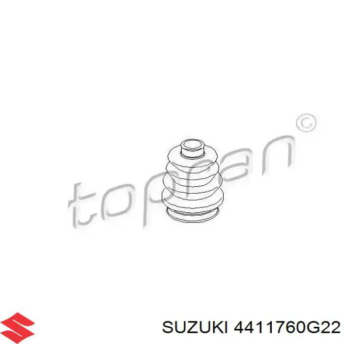 Купить 4411760G22 Suzuki Шарнир угловых скоростей передний правый