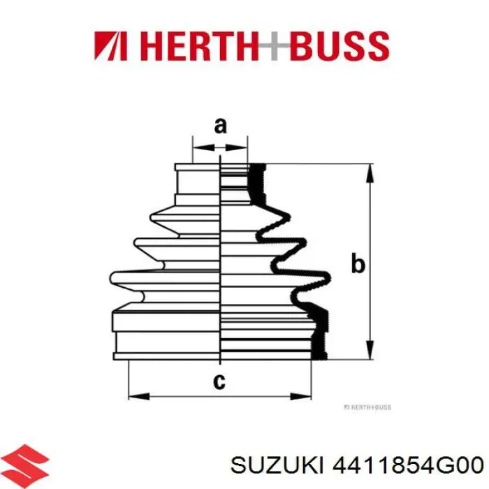 Чехол шруса Suzuki 4411854G00 цена, от 4.78 USD