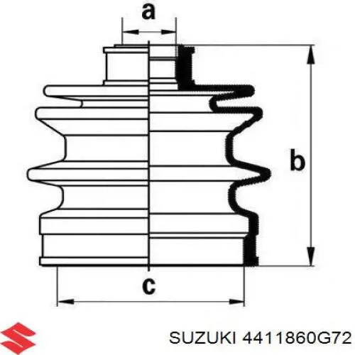  4411860G72000 Suzuki