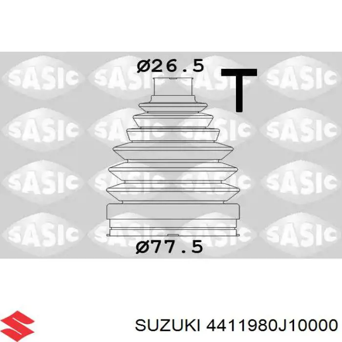 Купить 4411980J10000 Suzuki Пыльник ШРУСа внутренний, передней полуоси, правый