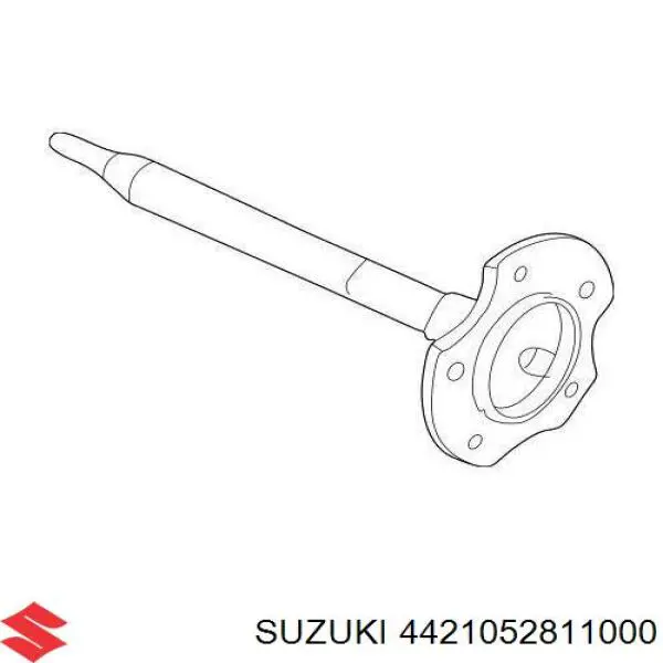 Полуось задняя правая на Suzuki XL-7 