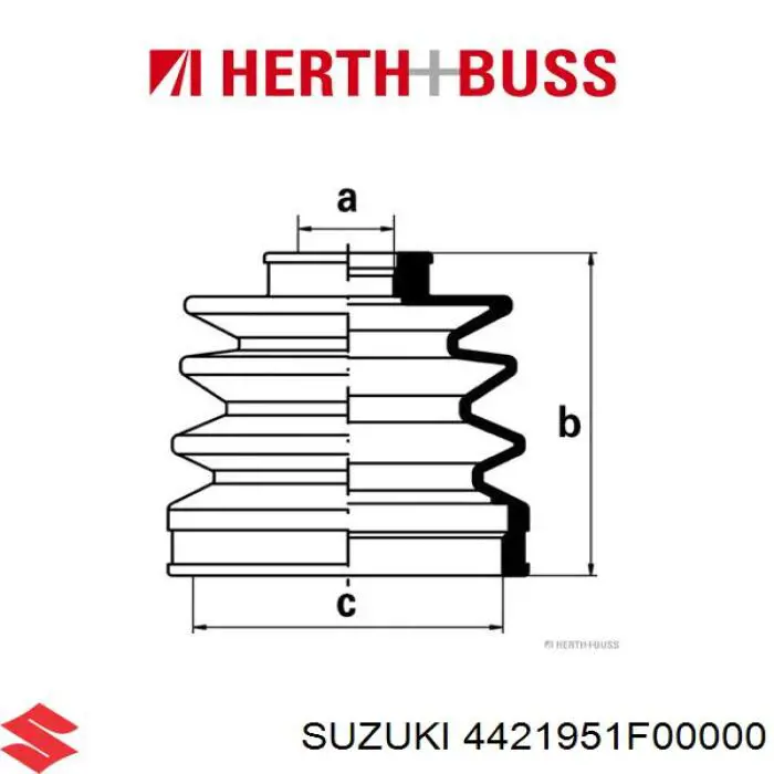 Пыльник ШРУСа внутренний 4421951F00000 Suzuki