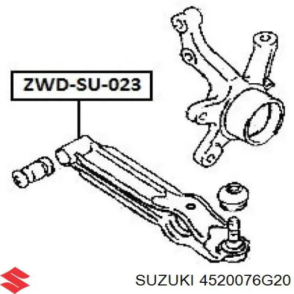 Стойки и рычаги подвески Suzuki 4520076G20 цена, от 43.56 USD