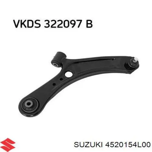 Правый рычаг передней нижней подвески Suzuki 4520154L00 цена, от 70.46 USD