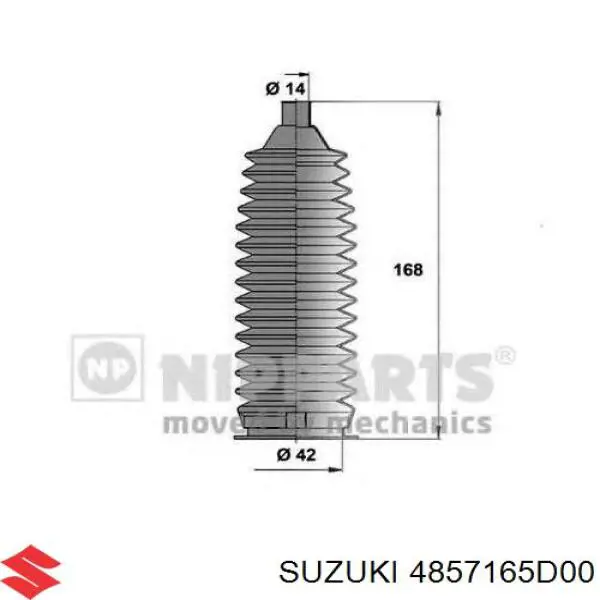 Fuelle, dirección 4857165D00 Suzuki