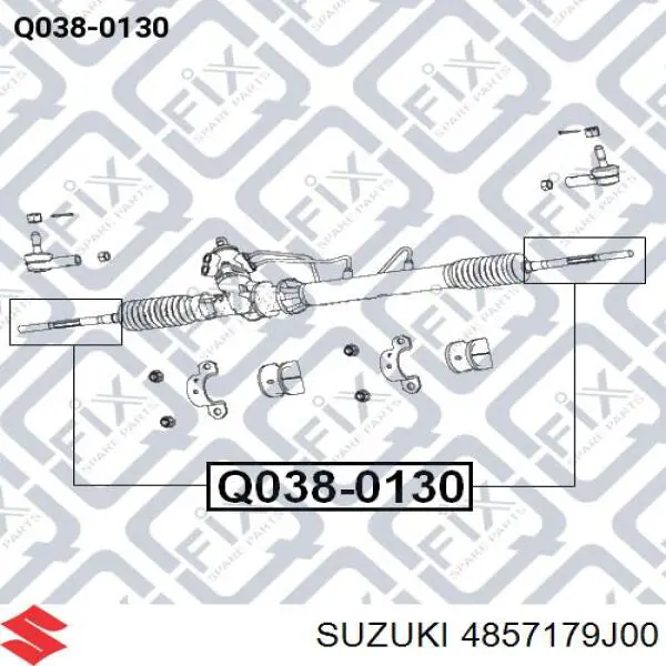4857179J00 Suzuki пыльник рулевой рейки