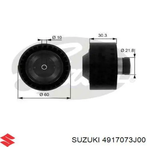 Купить 4917073J00 Suzuki Паразитный ролик