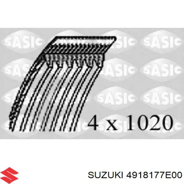 Купить 4918177E00 Suzuki Ремень генератора