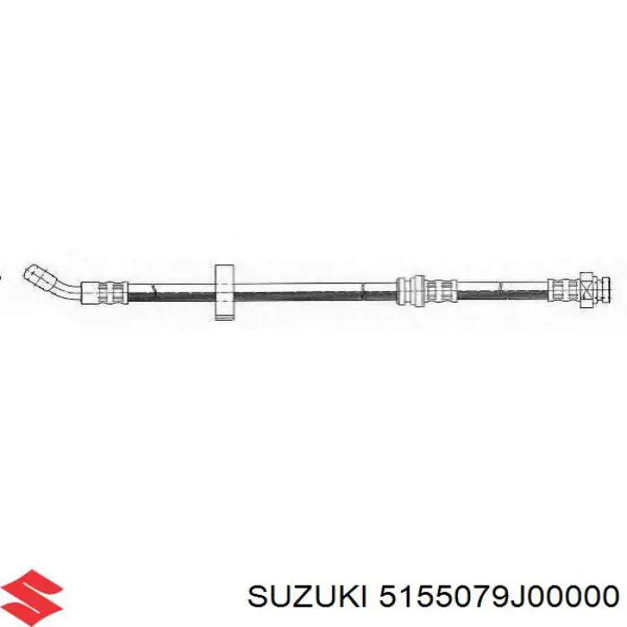 Шланг тормозной передний 5155079J00000 Suzuki
