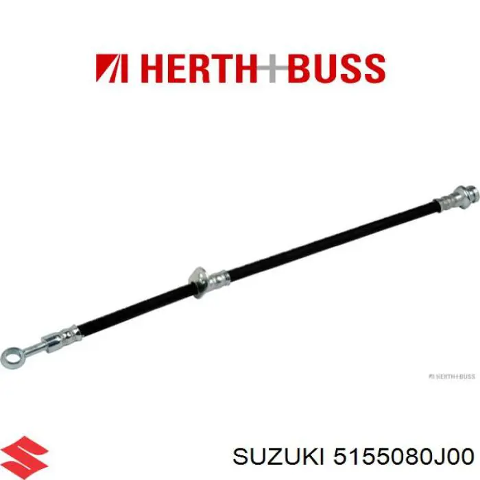 Шланг тормозной передний 5155080J00 Suzuki