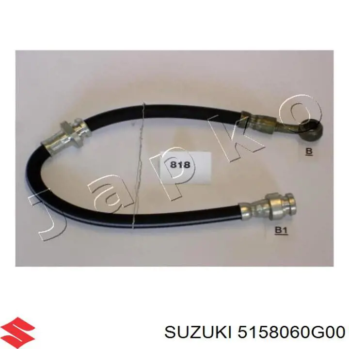5158060G00 Suzuki шланг тормозной передний