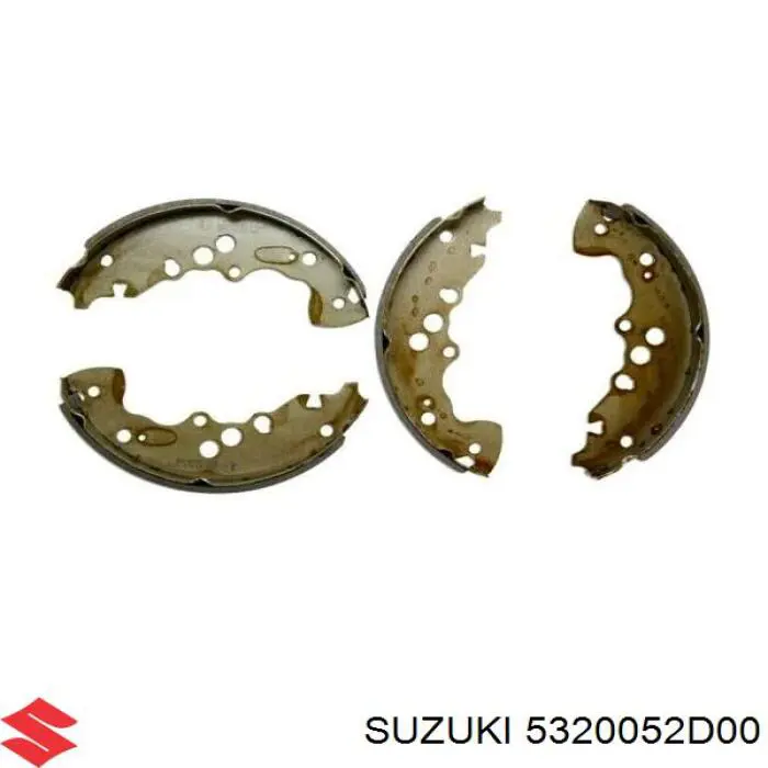 Тормоза рабочие задние ножные и тормозные барабаны Suzuki 5320052D00 цена, от 46.80 USD