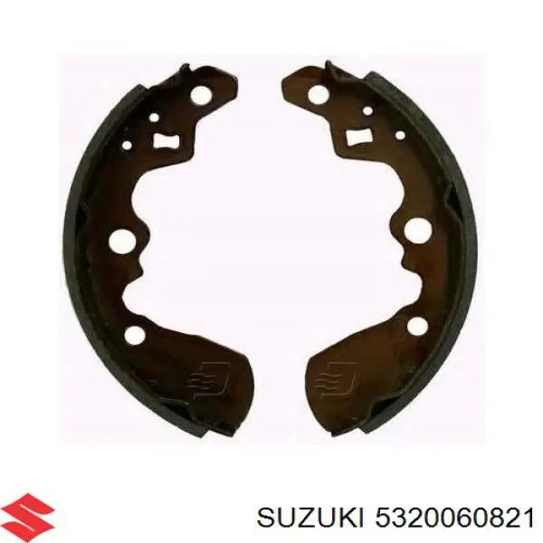 Задние барабанные тормозные колодки Suzuki 5320060821