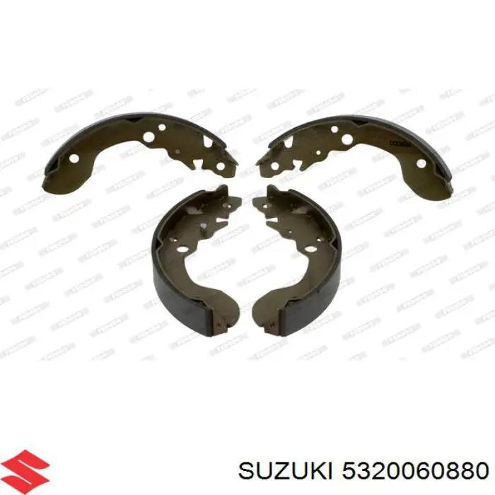5320060880 Suzuki Барабанные тормозные колодки