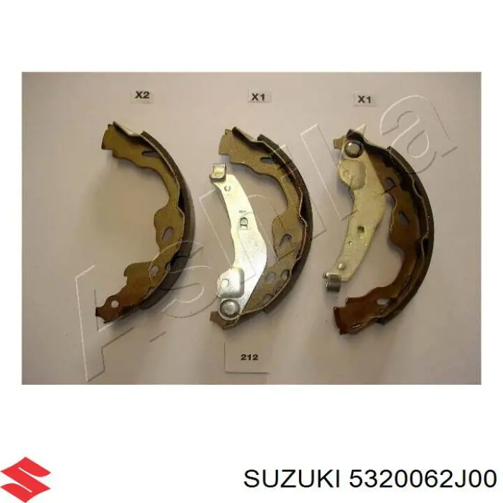 Тормоза рабочие задние ножные и тормозные барабаны Suzuki 5320062J00 цена, от 14.73 USD