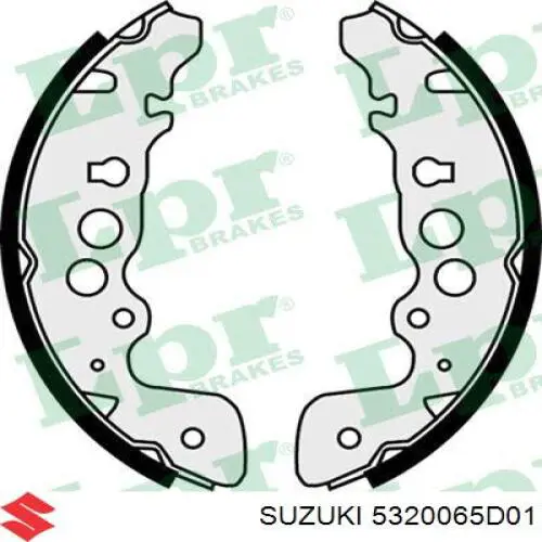 Тормоза рабочие задние ножные и тормозные барабаны Suzuki 5320065D01 цена, от 21.40 USD