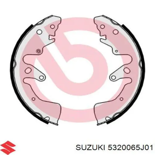Тормоза рабочие задние ножные и тормозные барабаны Suzuki 5320065J01 цена, от 28.53 USD