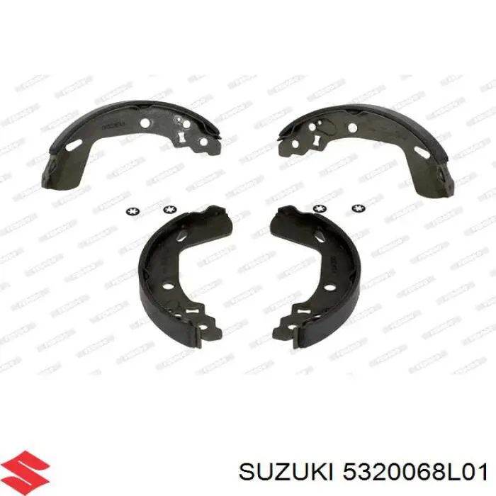 5320068L01 Suzuki Барабанные тормозные колодки