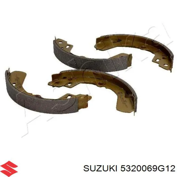 53200-69G12 Suzuki колодки тормозные задние барабанные