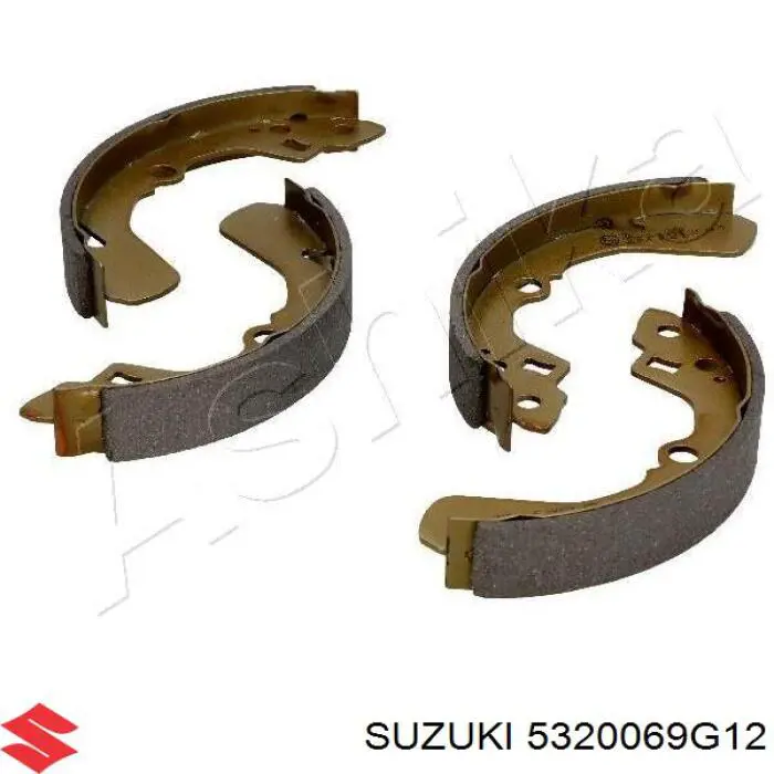 Тормоза рабочие задние ножные и тормозные барабаны Suzuki 5320069G12 цена, от 17.51 USD