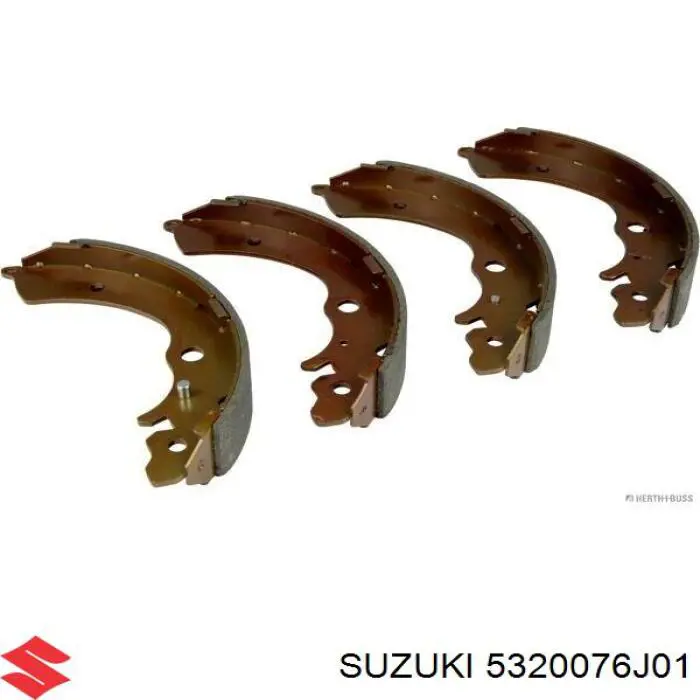 Тормоза рабочие задние ножные и тормозные барабаны Suzuki 5320076J01 цена, от 26.53 USD